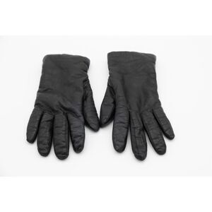Vintage Fownes Black Leather Thinsulate Gloves Women’s Size 7 Made in Philippine